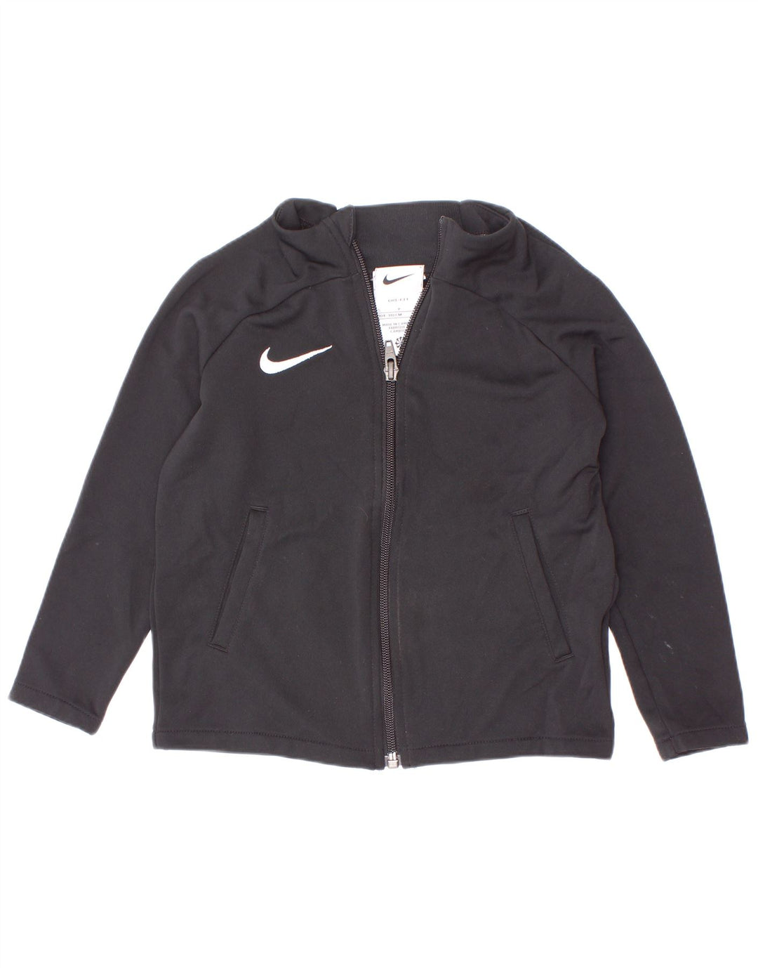 Kurtka dziewczęca Nike Dri Fit dresowa, mała, czarna, 4-5 lat