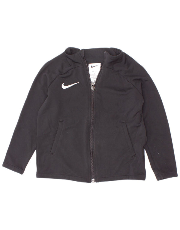 Kurtka dziewczęca Nike Dri Fit dresowa, mała, czarna, 4-5 lat