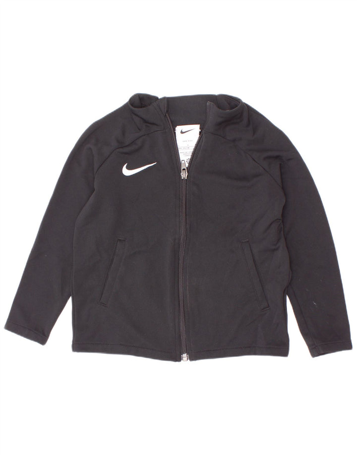 Kurtka dziewczęca Nike Dri Fit dresowa, mała, czarna, 4-5 lat