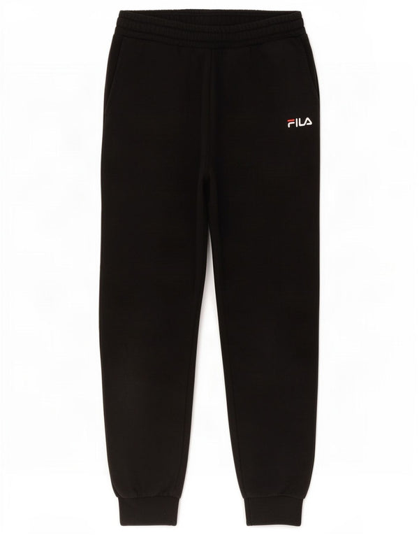 Męskie spodnie dresowe Fila Joggers Small, czarne, bawełniane