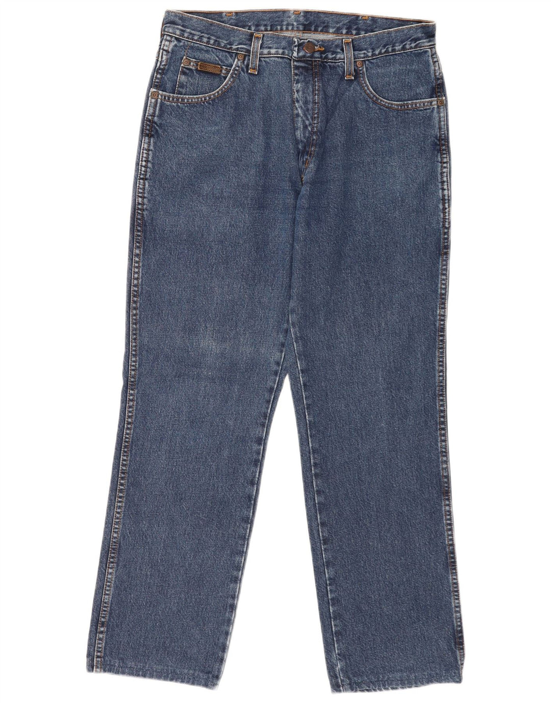 Męskie jeansy Wrangler Texas Straight W34 L29 Niebieskie, bawełniane