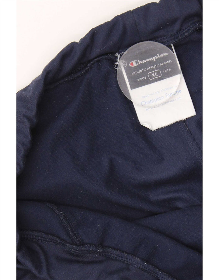 Damskie spodnie dresowe Champion UK 18 XL, granatowe, poliestrowe