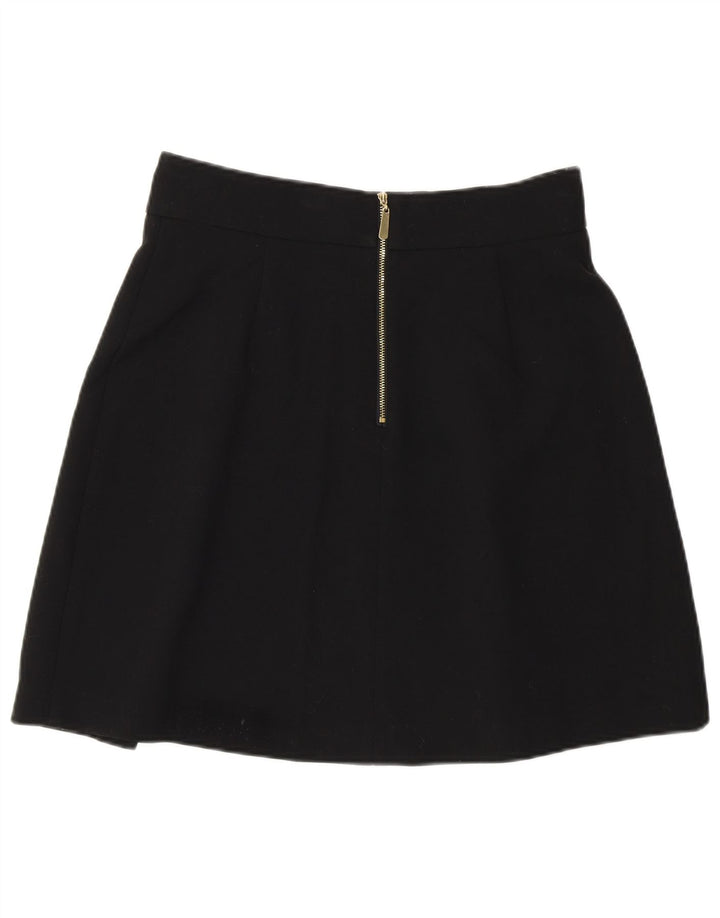 Marks & Spencer Damska spódnica w kształcie litery A UK 10 Small W29 Czarny poliester