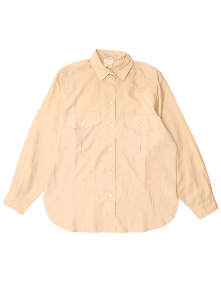 Damska bluzka koszulowa oversize Mario Rosella EU 36, mała, beżowa, poliester