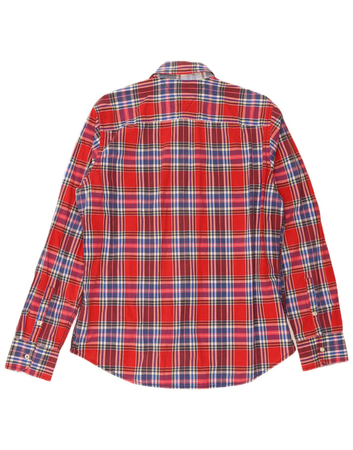 Koszula męska Tommy Hilfiger XL, bawełniana w czerwoną kratę