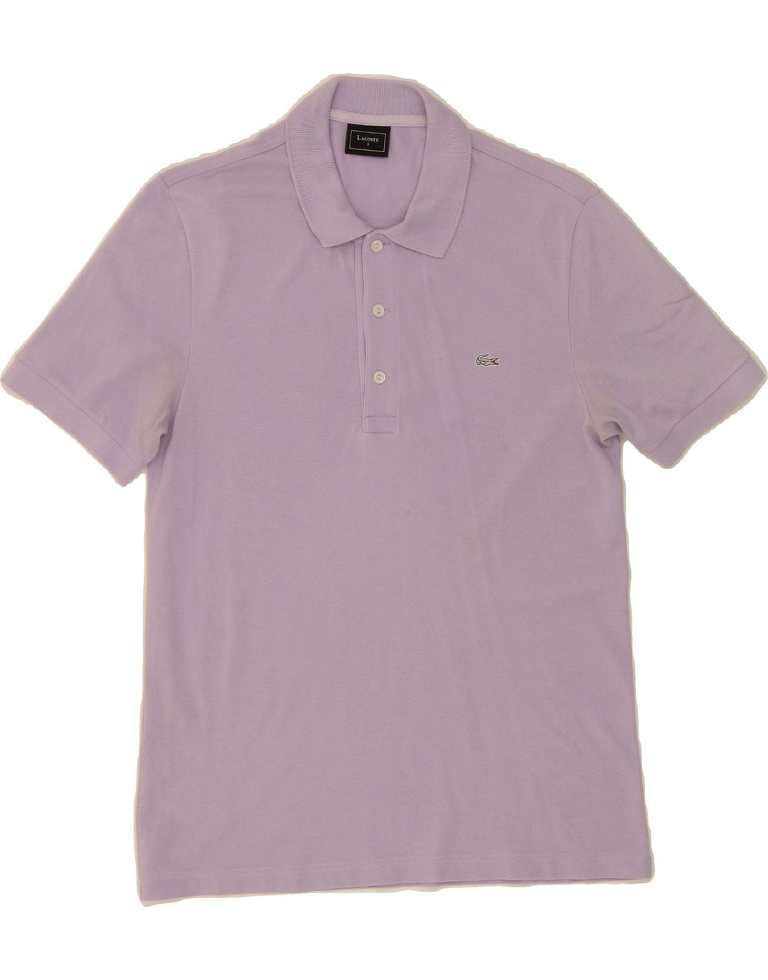 LACOSTE Mens Polo Shirt Size 3 Small Purple Cotton Vintage Lacoste and Second-Hand Lacoste from Messina Hembry 