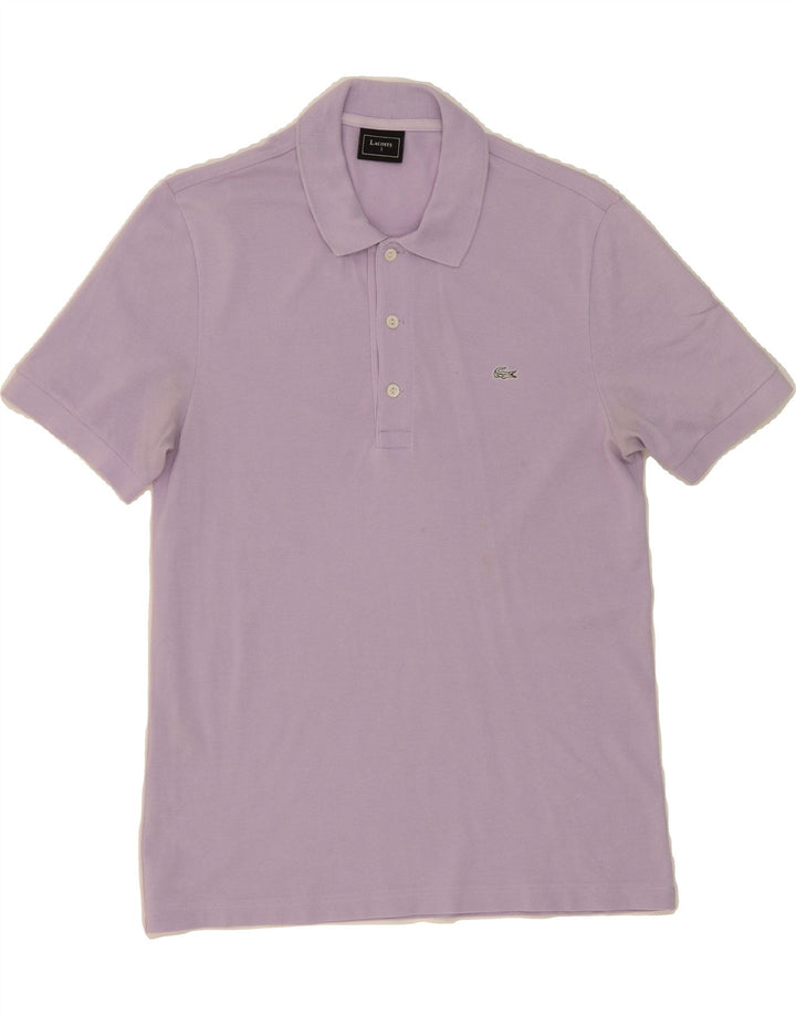 LACOSTE Mens Polo Shirt Size 3 Small Purple Cotton Vintage Lacoste and Second-Hand Lacoste from Messina Hembry 
