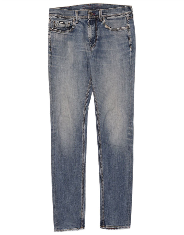 Damskie jeansy Gas Slim W31 L34 Niebieskie bawełniane