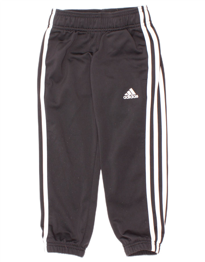 Adidas Chłopięce Spodnie Dresowe Joggery 3-4 Lat Czarny Poliester