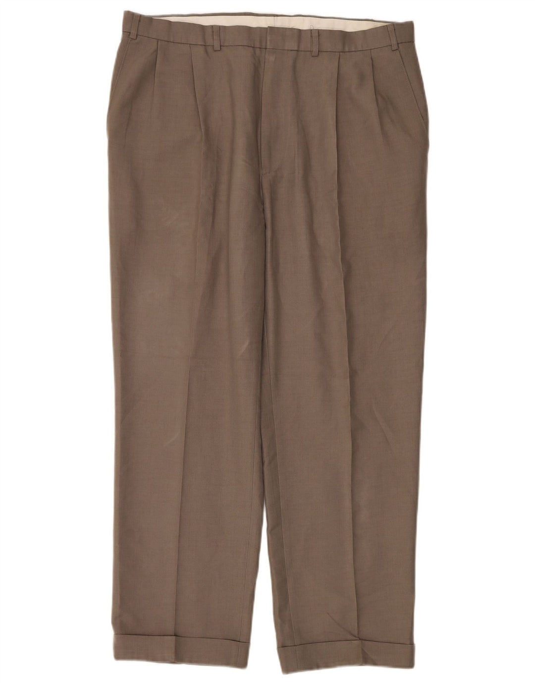 Marks & Spencer Męskie spodnie typu casual St. Michael W38 L29 brązowe