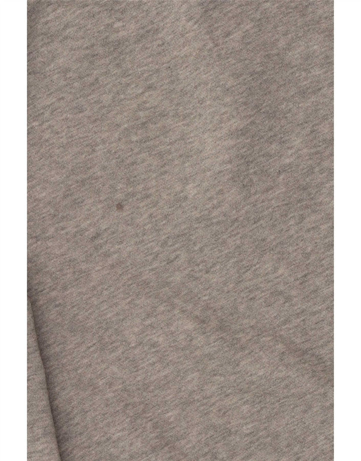 Męska bluza z grafiką Nike, mała, szara, nakrapiana bawełna