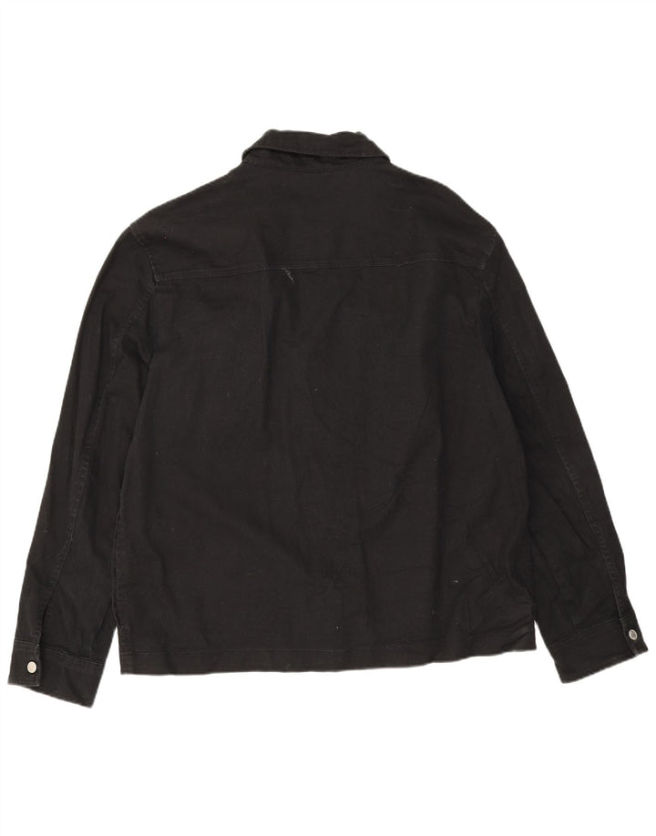 Męska kurtka bomberka Zara UK 42 XL, czarna bawełna