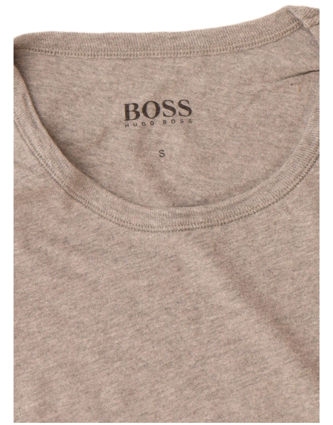 T-shirt męski Hugo Boss, mały, szary, bawełniany