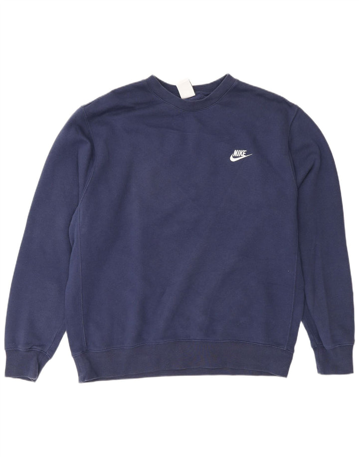 Bluza męska Nike, duża, granatowa, bawełniana