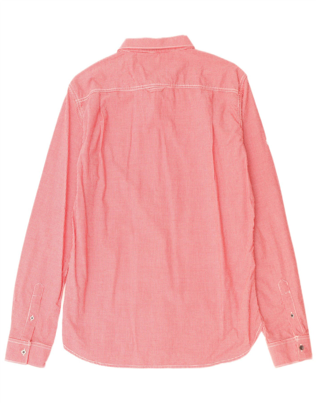 SUPERDRY Koszula męska, duża, bawełniana w czerwoną kratkę