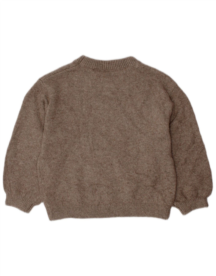 ZARA Girls Crew Neck Jumper Sweater 2-3 Years Grey