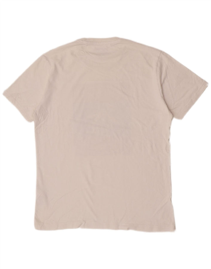 Męski T-shirt z grafiką Pingwin, duży, biały, bawełniany