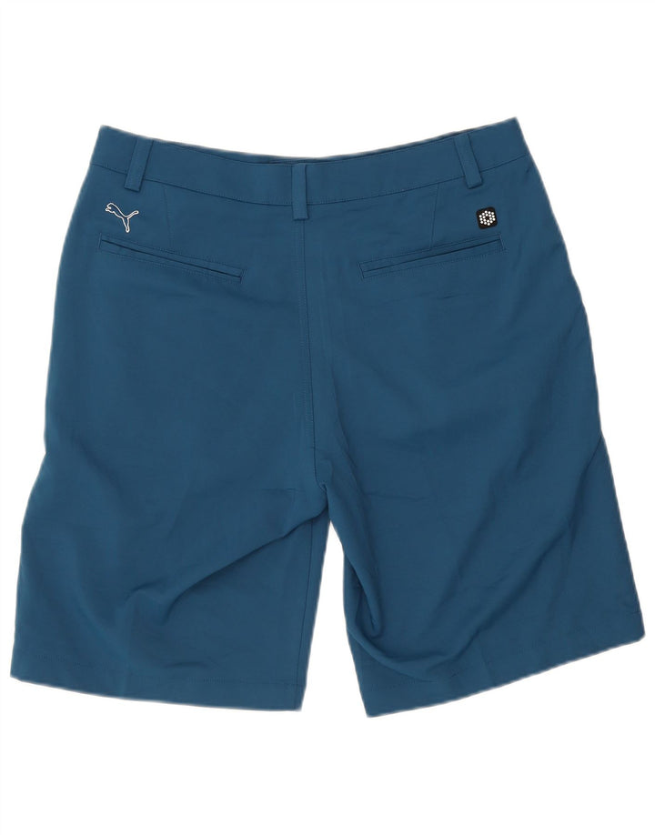 Męskie spodenki Chino Puma W34, duże, niebieskie, poliestrowe