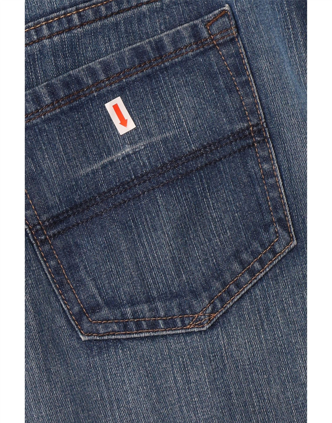 Marks & Spencer Męskie niebieskie dżinsy Harbor Straight W40 L29 Niebieskie bawełniane