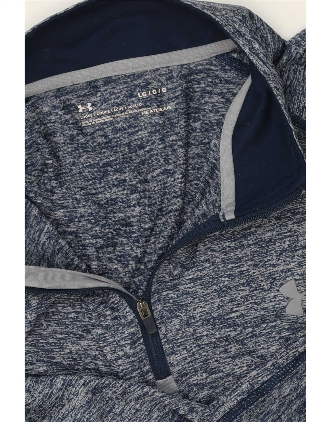Męski dres Under Armour Heat Gear, duży, niebieski nakrapiany