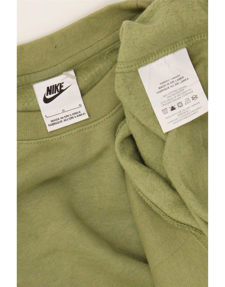 Męska bluza dresowa Nike, duża, bawełniana khaki