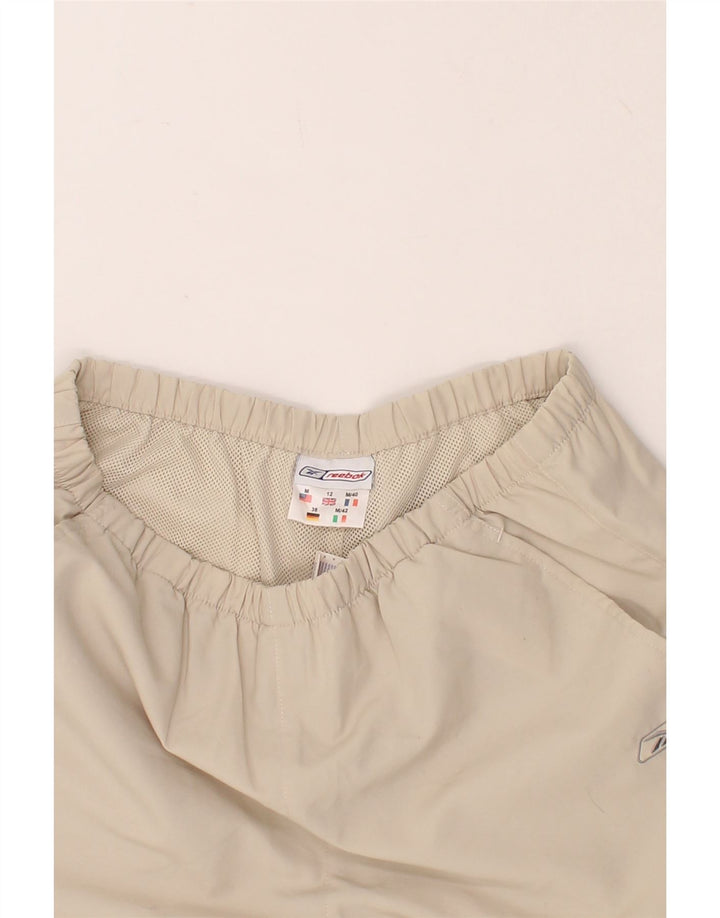 REEBOK Womens Tracksuit Trousers UK 12 Medium  Beige Polyester Vintage Reebok and Second-Hand Reebok from Messina Hembry 