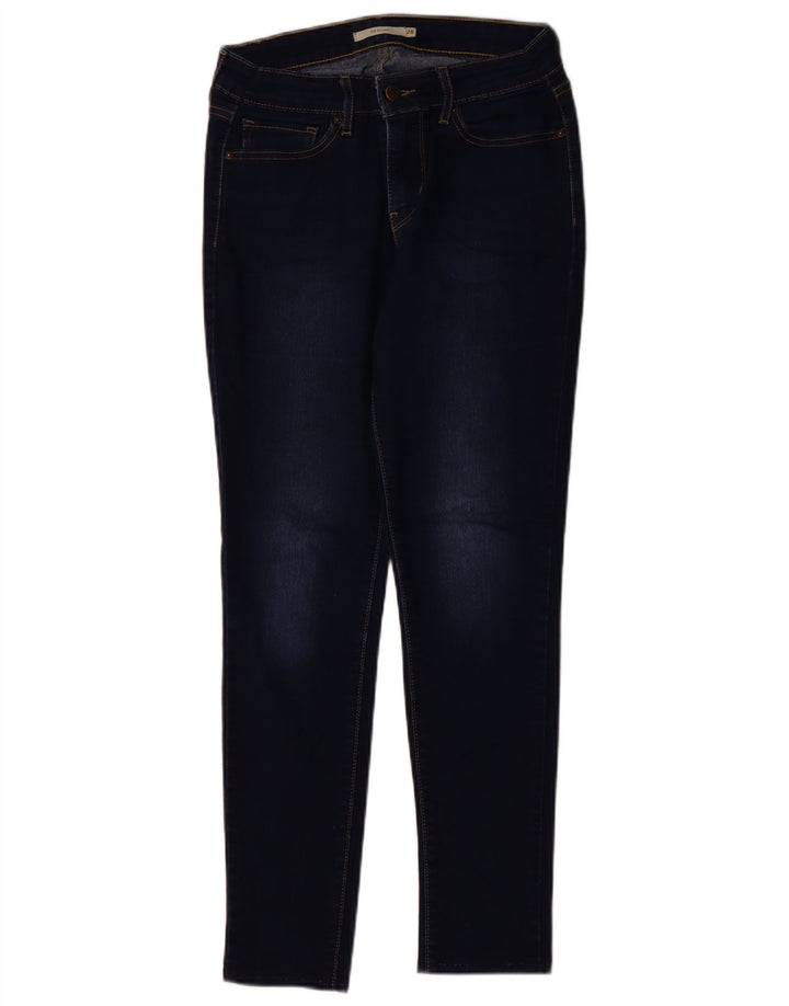 Damskie jeansy LEVI'S 711 Skinny W28 L28 Granatowe