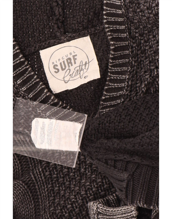 Męski sweter z kapturem Rip Curl, średnioszary, bawełniany