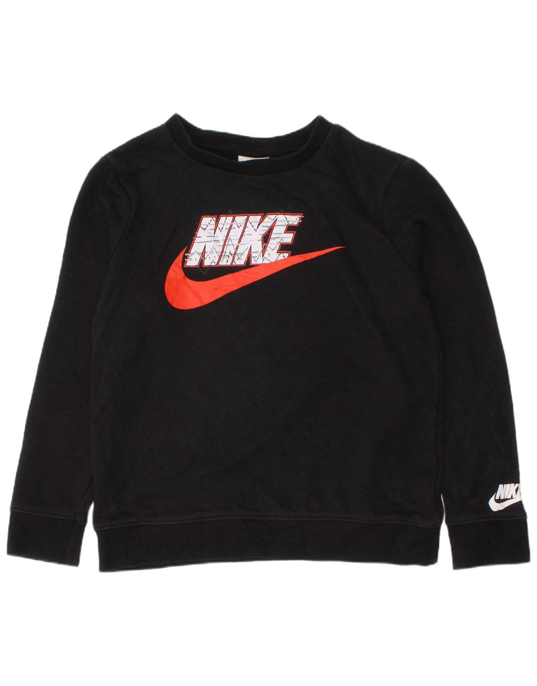Chłopięca bluza z grafiką NIKE, rozmiar 6-7 lat, duża, czarna