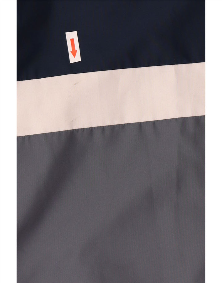 Adidas Męska kurtka bomberka z kapturem, dwustronna UK 36, mała, khaki, poliester