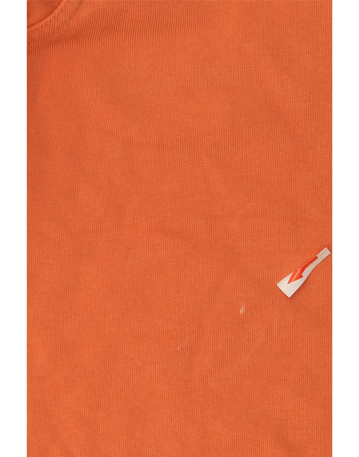 Męska bluza z grafiką Jack Wills, duża, pomarańczowa, bawełniana w bloki kolorów