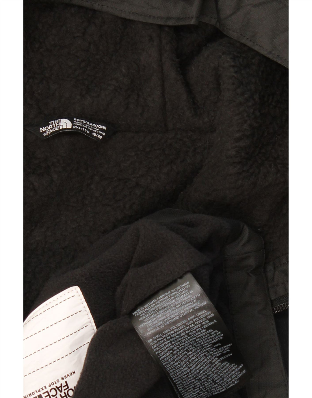 Chłopięca kurtka wiatrówka z kapturem THE NORTH FACE 15-16 lat 2XL czarna