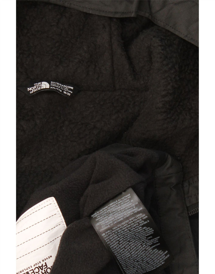 Chłopięca kurtka wiatrówka z kapturem THE NORTH FACE 15-16 lat 2XL czarna