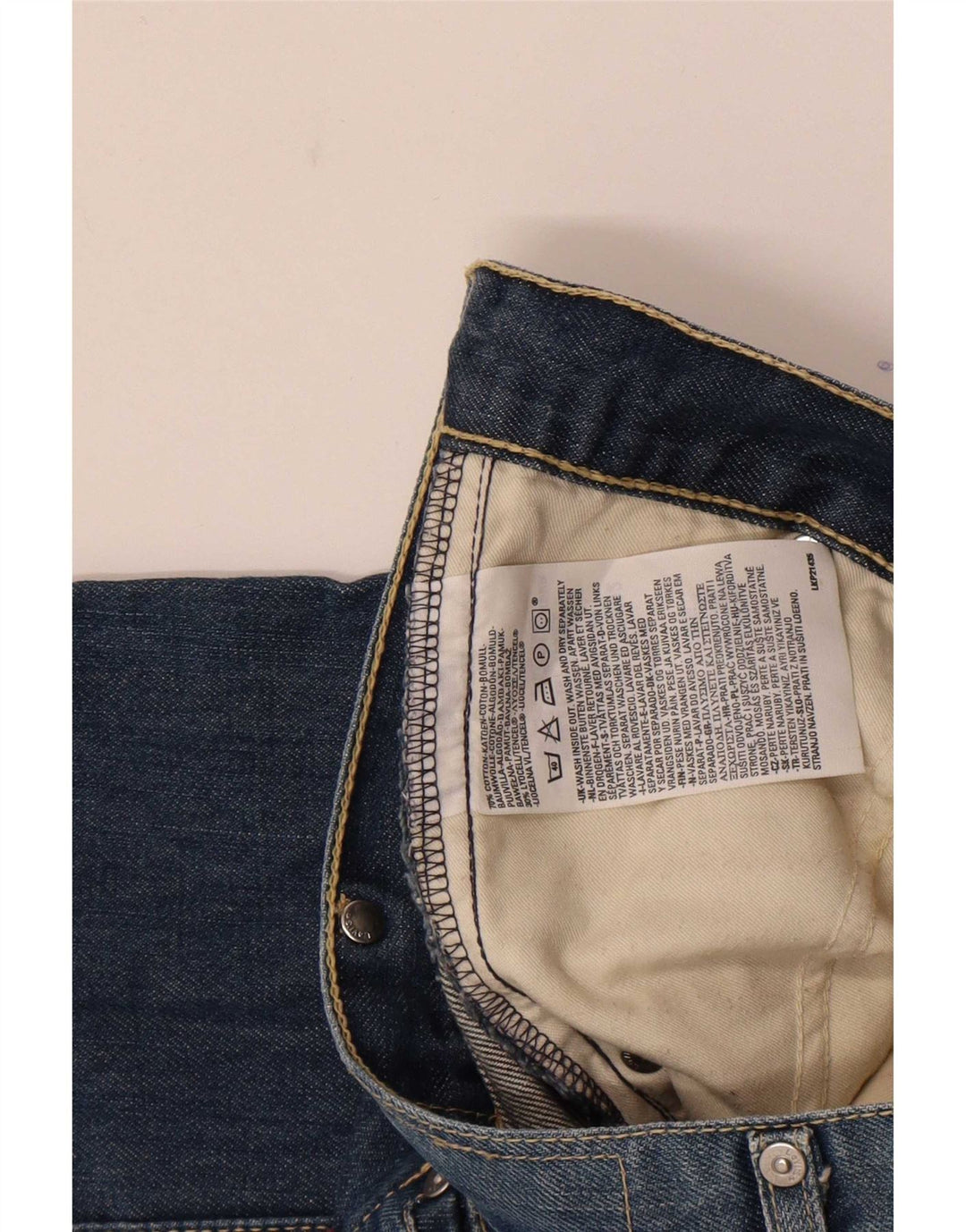 Męskie dżinsy Levi's Banana Bootcut W30 L29 Niebieska bawełna