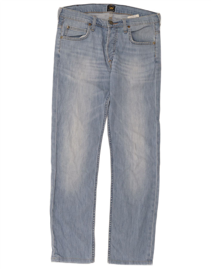 Damskie jeansy Lee Slim W31 L34 Niebieskie bawełniane