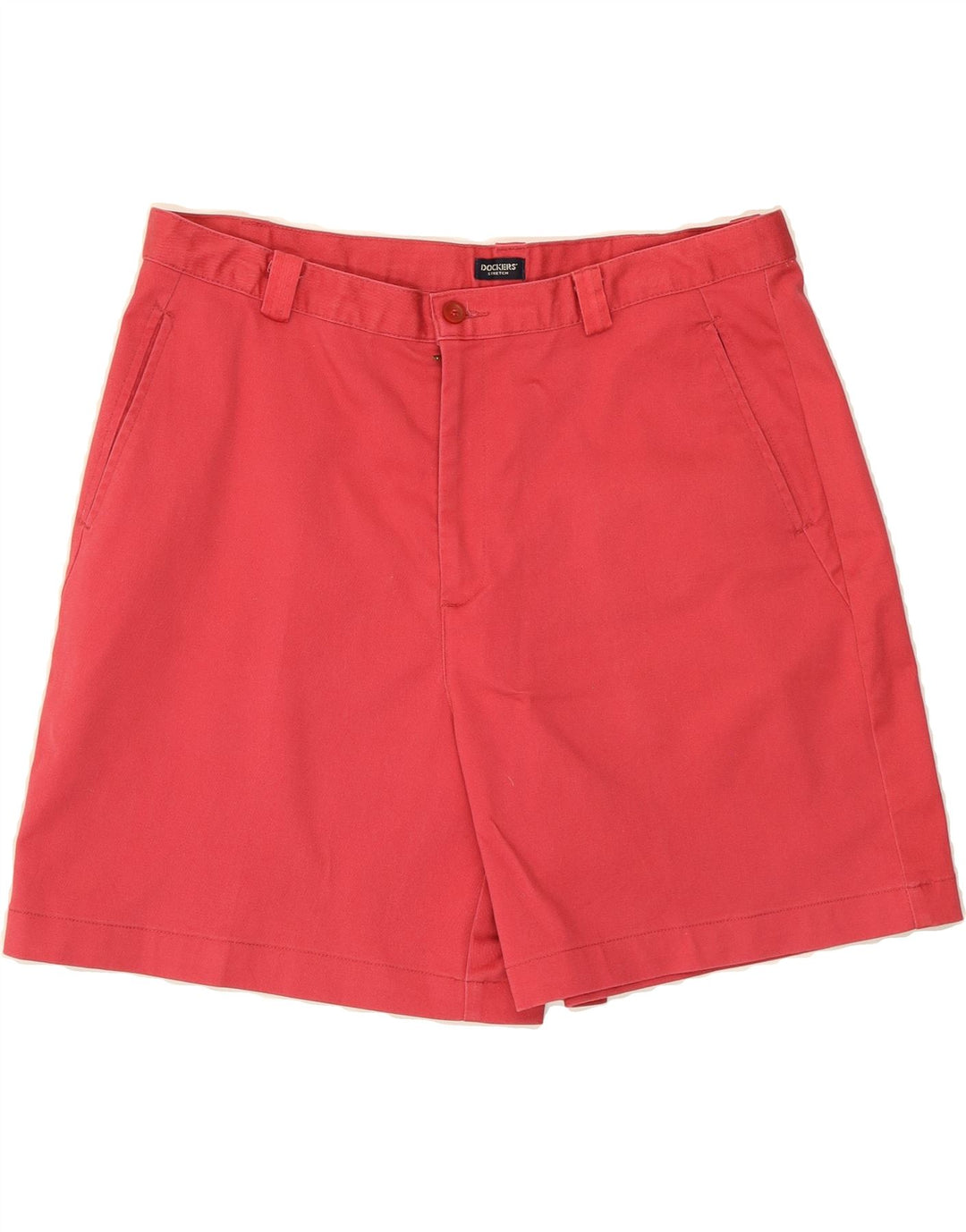 DOCKERS Womens Chino Shorts W34 Large Pink Cotton Vintage Dockers and Second-Hand Dockers from Messina Hembry 
