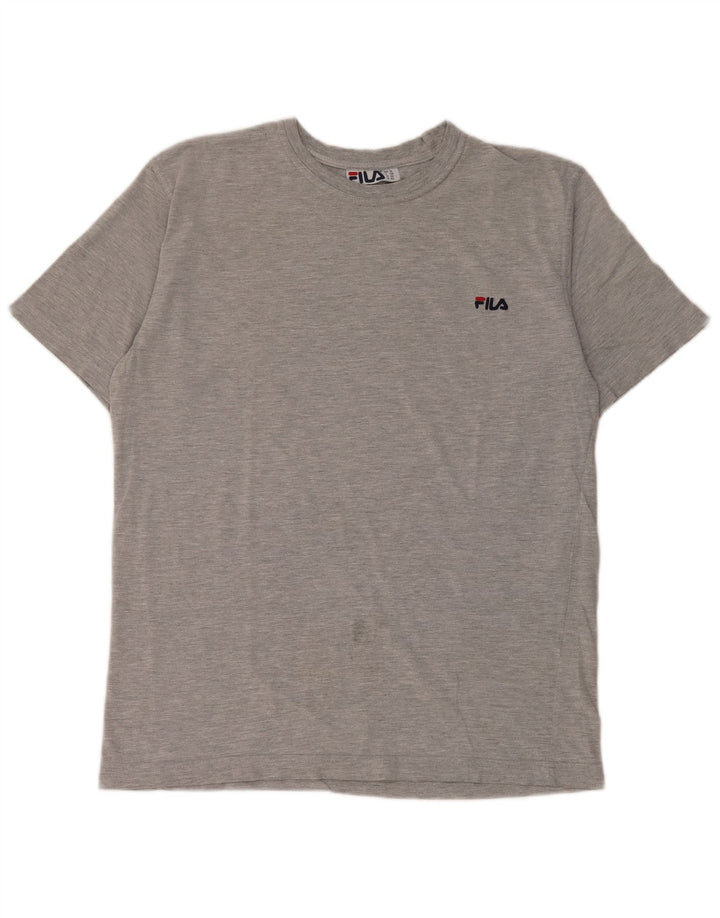 T-shirt męski Fila Top IT 50 Średni szary, bawełniany