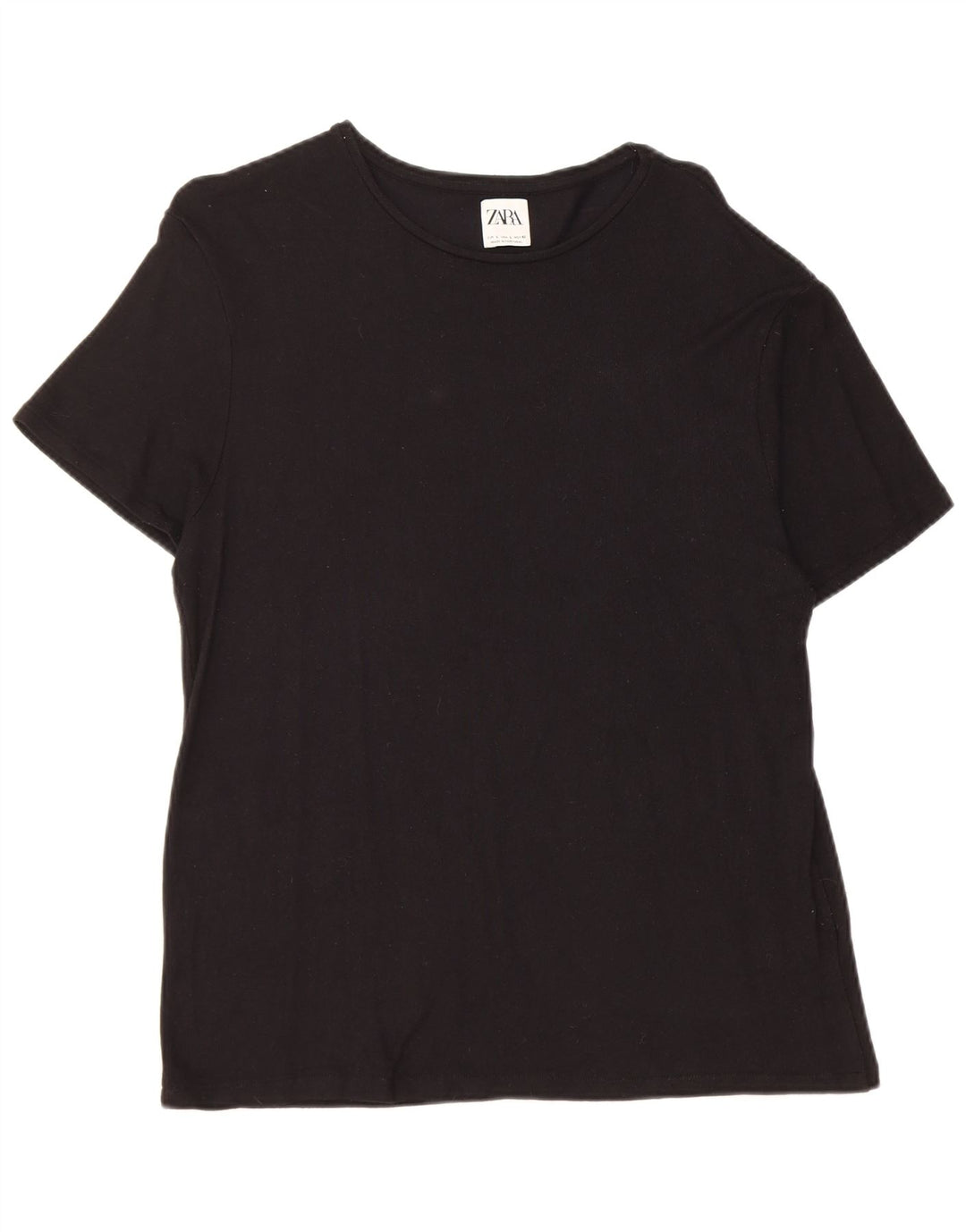 T-shirt damski Zara Top UK 16, duży, czarny