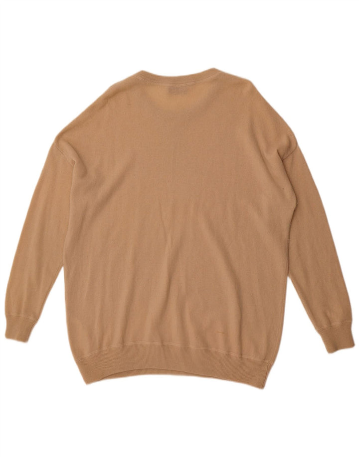 Damski sweter z wycięciem pod szyją Elisabetta Franchi IT 40 Small Beige