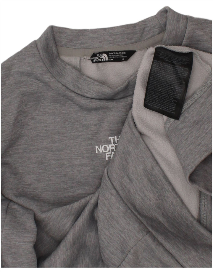 Bluza chłopięca The North Face 9-10 lat, średnioszara, z blokami kolorów
