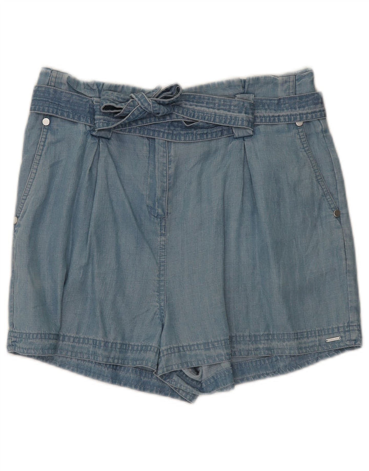 Damskie spodenki Chino Superdry UK 10 Small W32 Niebieski Lyocell