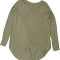 BENETTON Womens Oversized Top Long Sleeve UK 10 Small Green Modal Vintage Benetton and Second-Hand Benetton from Messina Hembry 