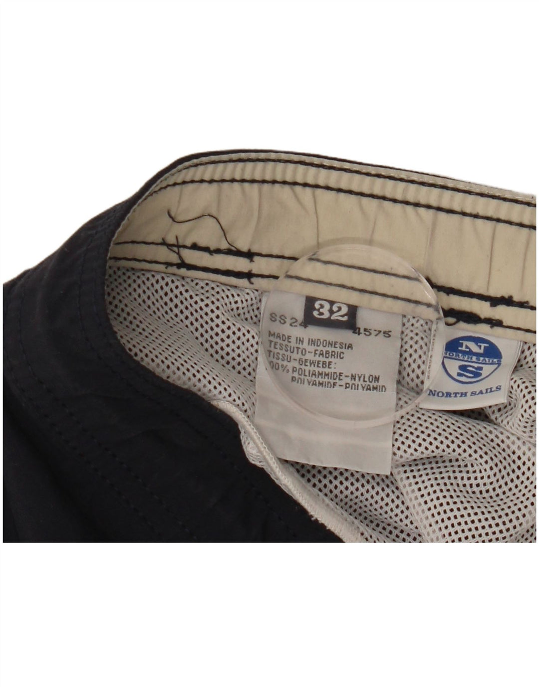 Męskie spodenki kąpielowe NORTH SAILS z grafiką, średni granatowy poliamid