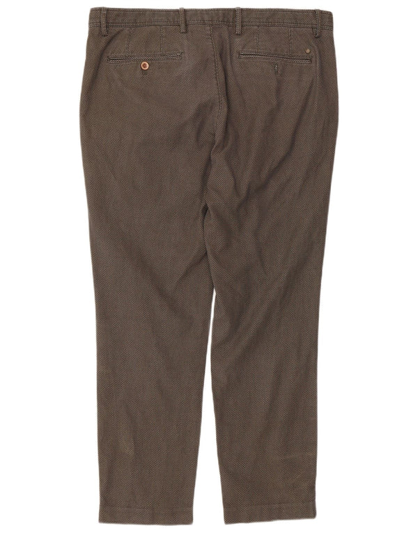 Męskie spodnie Chino Massimo Dutti EU 46 XL W36 L28 Khaki Check