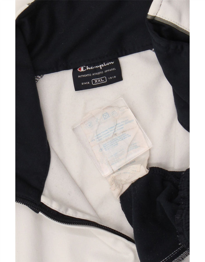 Męska kurtka dresowa Champion o regularnym kroju, 2XL, w kolorze białym