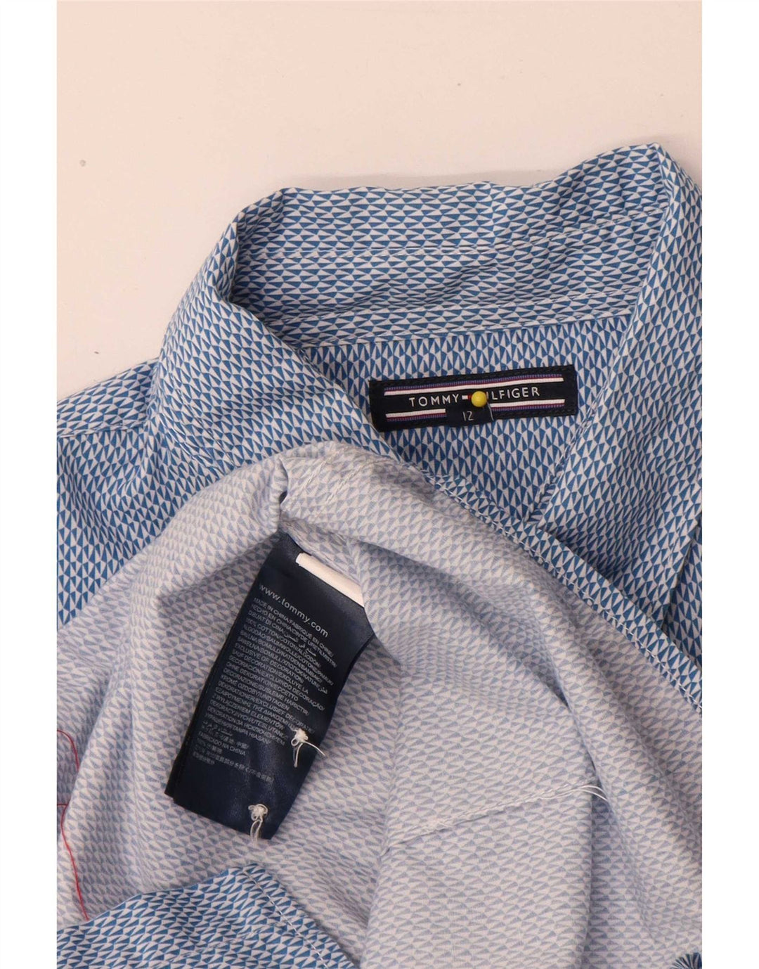 Koszula chłopięca Tommy Hilfiger 11-12 lat, niebieska, bawełniana
