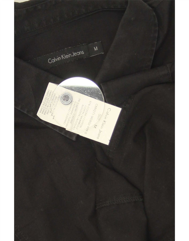 Koszula męska Calvin Klein Jeans, średnia czarna, bawełniana