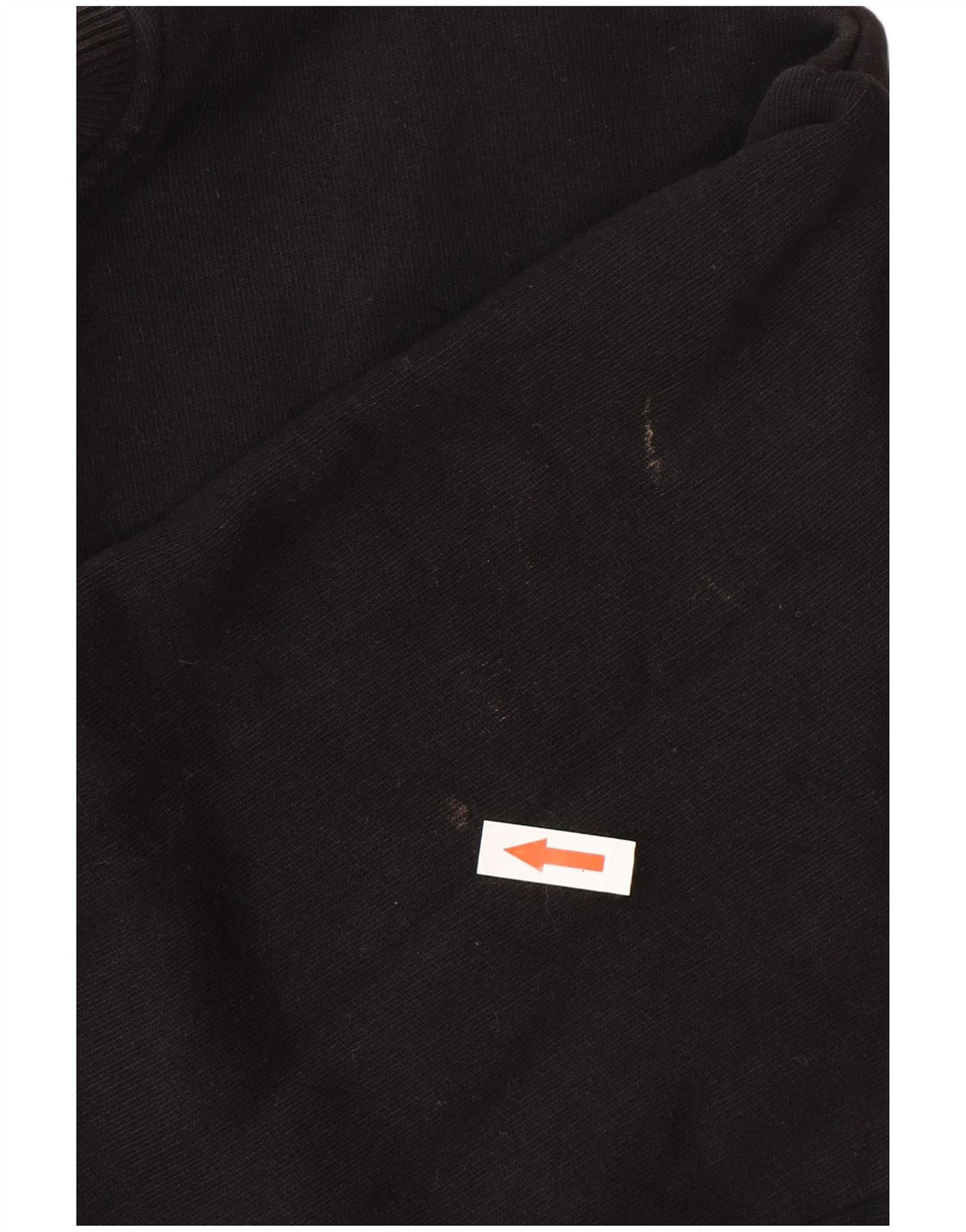 Męski sweter K-Way, duży, czarny, bawełniany