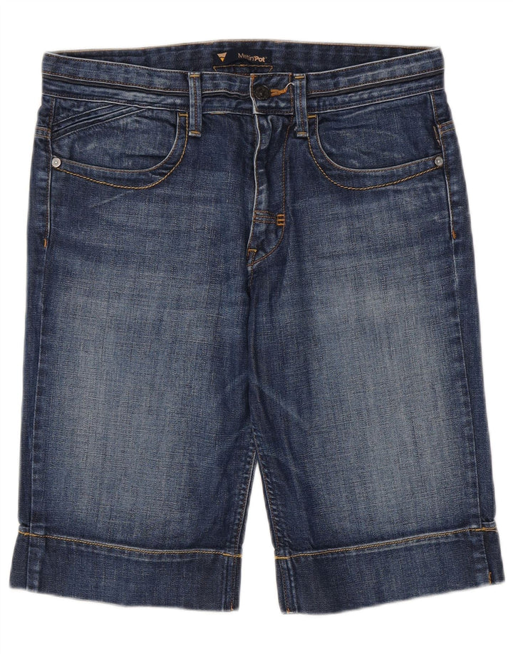 Damskie spodenki jeansowe Meltin' Pot W31 Średnioniebieskie, bawełniane