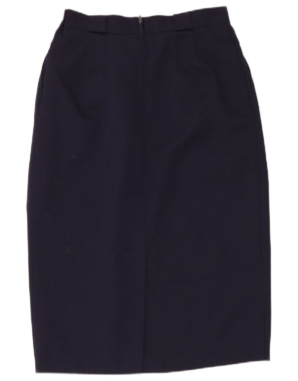 Marks & Spencer Damska spódnica ołówkowa z wysokim stanem IT 44 Medium W28 Granatowa